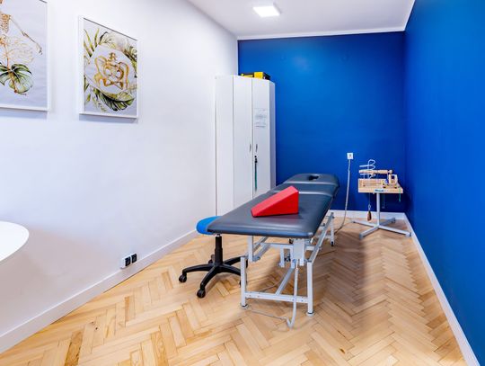 Najbardziej widoczną zmianą jest montaż podnośnika sufitowego z zestawem kamizele