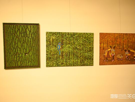 wernisaż wystawy malarstwa Artura „Gepasa” Gierlicha pt. „Tajemnice Spalskiego Lasu”