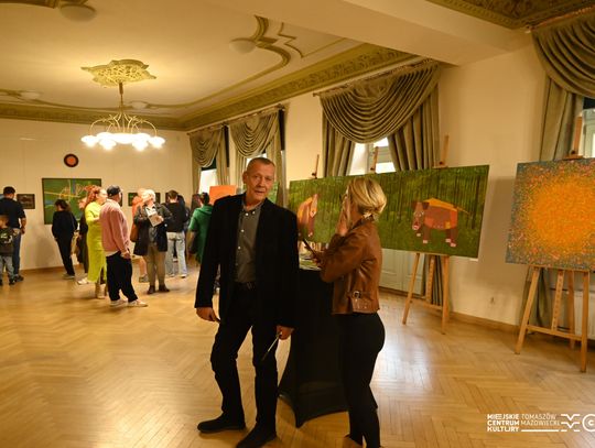 wernisaż wystawy malarstwa Artura „Gepasa” Gierlicha pt. „Tajemnice Spalskiego Lasu”