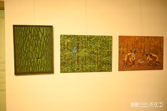 wernisaż wystawy malarstwa Artura „Gepasa” Gierlicha pt. „Tajemnice Spalskiego Lasu”