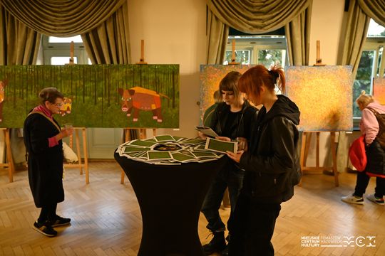 wernisaż wystawy malarstwa Artura „Gepasa” Gierlicha pt. „Tajemnice Spalskiego Lasu”