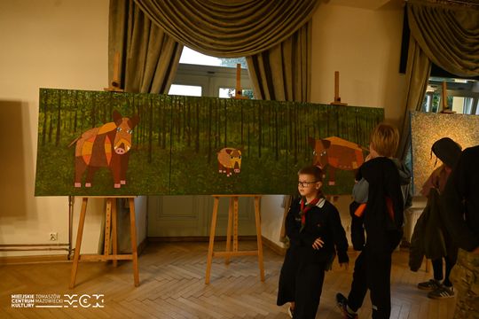 wernisaż wystawy malarstwa Artura „Gepasa” Gierlicha pt. „Tajemnice Spalskiego Lasu”