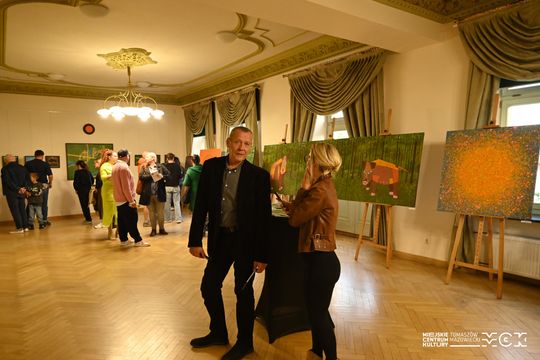 wernisaż wystawy malarstwa Artura „Gepasa” Gierlicha pt. „Tajemnice Spalskiego Lasu”