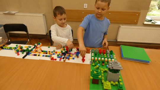 Pierwsze warsztaty z Panem Klockiem już za nami! Kreatywna sobota w MCK za Pilicą