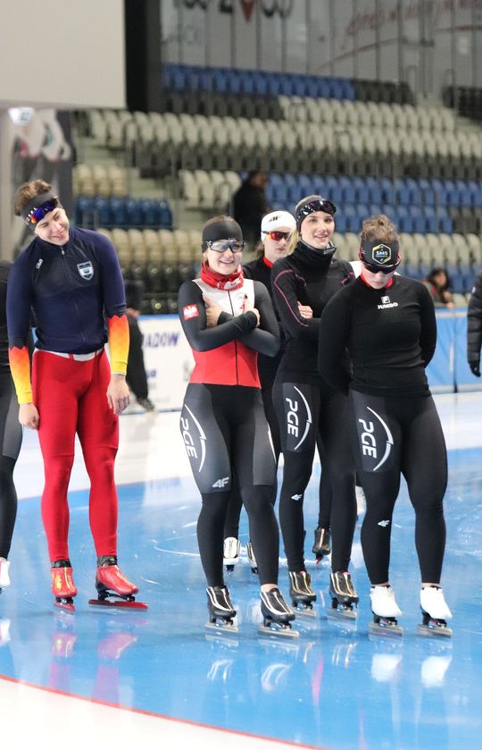 Kadra Polski Łyżwiarzy szybkich trenuje w Tomaszowie Mazowieckim