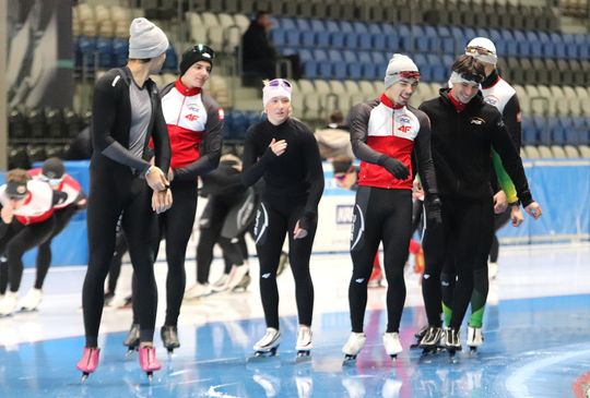 Kadra Polski Łyżwiarzy szybkich trenuje w Tomaszowie Mazowieckim