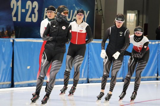 Kadra Polski Łyżwiarzy szybkich trenuje w Tomaszowie Mazowieckim