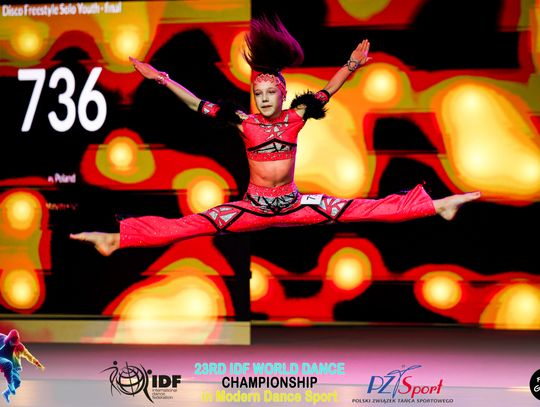 29 zawodniczek Akademii Tańca Sportowego Aster walczyło o tytuły Mistrzostw Świata International Dance Federation (IDF) – World Dance Championships