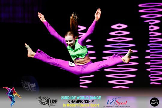 29 zawodniczek Akademii Tańca Sportowego Aster walczyło o tytuły Mistrzostw Świata International Dance Federation (IDF) – World Dance Championships