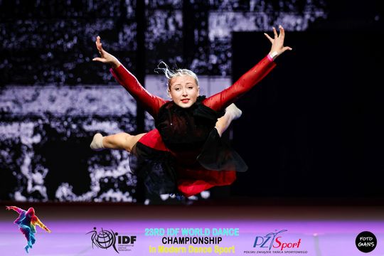 29 zawodniczek Akademii Tańca Sportowego Aster walczyło o tytuły Mistrzostw Świata International Dance Federation (IDF) – World Dance Championships