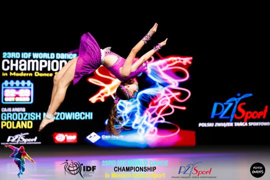 29 zawodniczek Akademii Tańca Sportowego Aster walczyło o tytuły Mistrzostw Świata International Dance Federation (IDF) – World Dance Championships