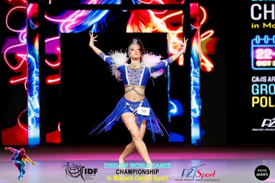 29 zawodniczek Akademii Tańca Sportowego Aster walczyło o tytuły Mistrzostw Świata International Dance Federation (IDF) – World Dance Championships