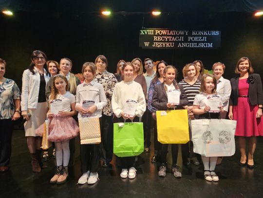XVIII Powiatowy Konkurs Recytacji Poezji w Języku Angielskim