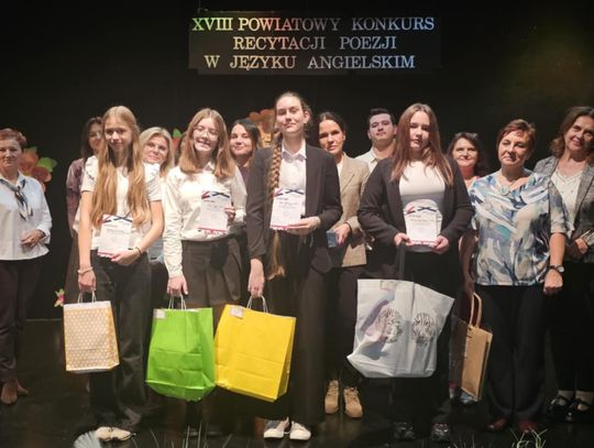 XVIII Powiatowy Konkurs Recytacji Poezji w Języku Angielskim
