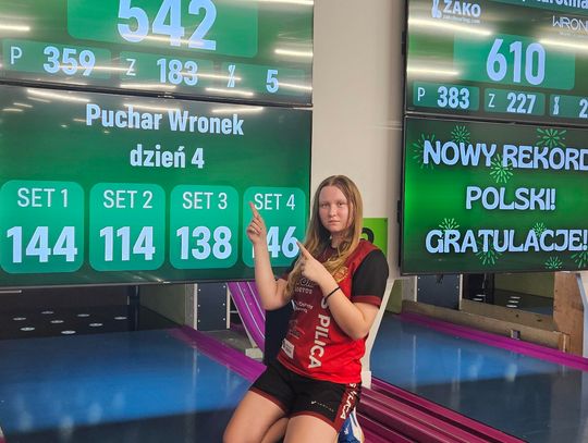 Dwa rekordy Polski i zwycięstwo Karoliny Jabłońskiej. Kręglarze Pilicy błysnęli we Wronkach