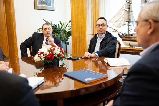 Powiat Tomaszowski na spotkaniu w Ministerstwie Infrastruktury