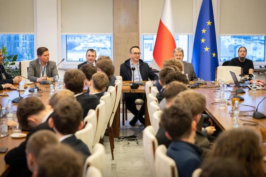 Powiat Tomaszowski na spotkaniu w Ministerstwie Infrastruktury