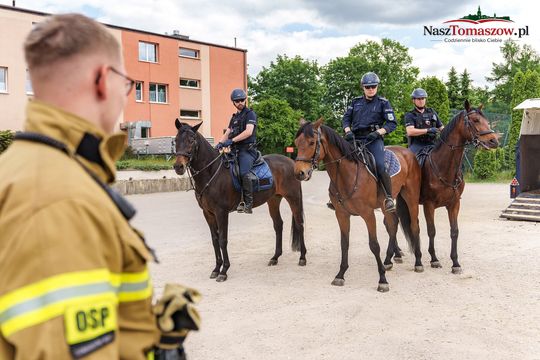 Ćwiczenia służb i mieszkańców przy Arenie Lodowej. Wspólna lekcja reagowania