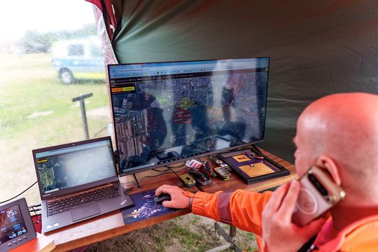 Ćwiczenia służb i mieszkańców przy Arenie Lodowej. Wspólna lekcja reagowania