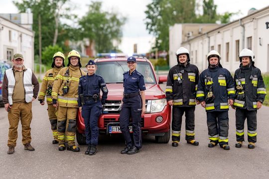 Ćwiczenia służb i mieszkańców przy Arenie Lodowej. Wspólna lekcja reagowania