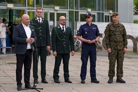 Ćwiczenia służb i mieszkańców przy Arenie Lodowej. Wspólna lekcja reagowania
