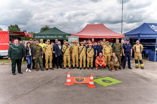 Ćwiczenia służb i mieszkańców przy Arenie Lodowej. Wspólna lekcja reagowania