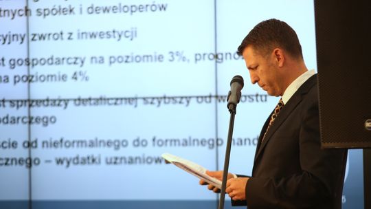 2016.02.09 - Wmurowanie kamienia węgielnego pod galerię handlową