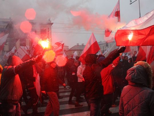 NT na Marszu Niepodległości w Warszawie