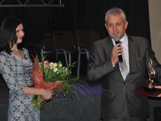 p. Starosta Mirosław Kukliński i naczelnik wydziału Edukacji i Sportu p. Beata Stańczyk p. Starosta Mirosław Kukliński i naczelnik wydziału Edukacji i Sportu p. Beata Stańczyk