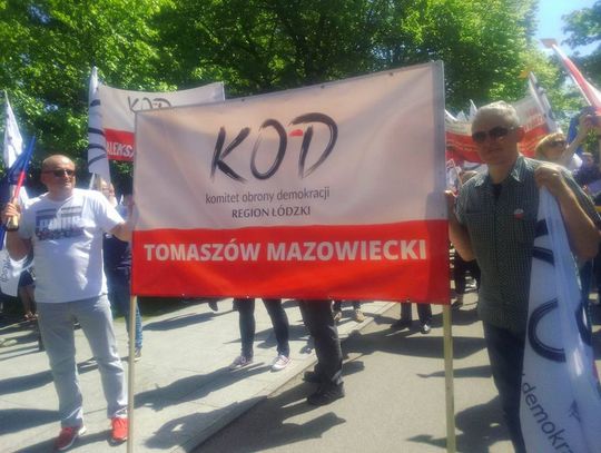 Tomaszowianie na manifestacji