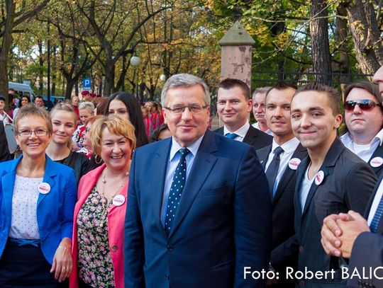 Prezydent Komorowski odwiedził Tomaszów - fotoreportaż Roberta Balickiego