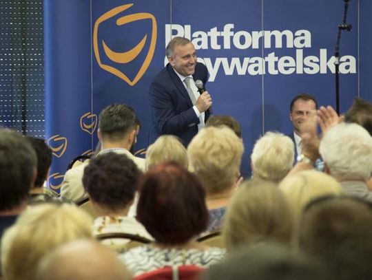 Grzegorz Schetyna w Tomaszowie