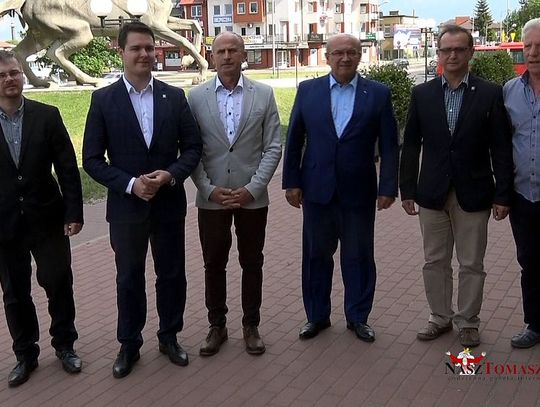 Podpisanie porozumienia przedwyborczego w Opocznie Podpisanie porozumienia przedwyborczego w Opocznie