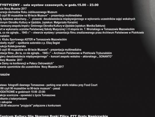 Noc muzealnych atrakcji