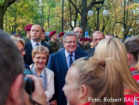 Prezydent Komorowski odwiedził Tomaszów - fotoreportaż Roberta Balickiego
