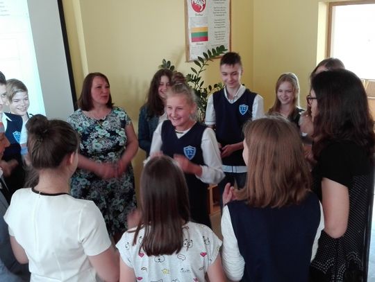 Uczniowie „Dwunastki” z rewizytą w Zujunach na Litwie