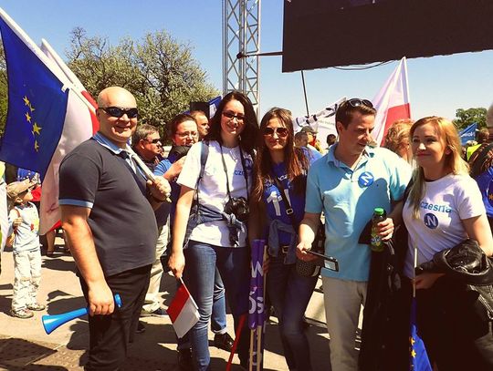 Tomaszowianie na manifestacji