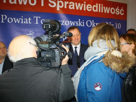 (FOTO/VIDEO) Antoni Macierewicz z wizytą w Tomaszowie