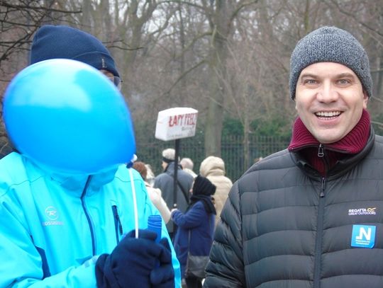 Nowocześni z Tomaszowa protestowali w Warszawie