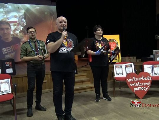 Podsumowanie 26. Finału Wielkiej Orkiestry Świątecznej Pomocy w Tomaszowie Mazowieckim