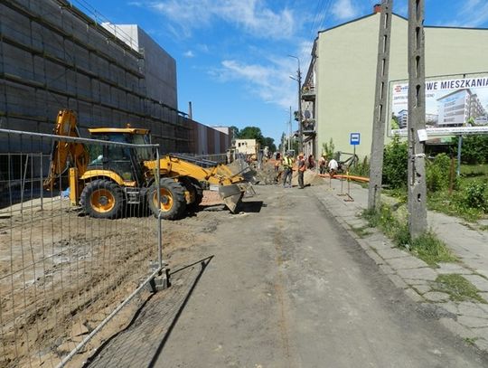 Rozbudowa ulicy Barlickiego w Tomaszowie Mazowieckim - trwają prace budowlane