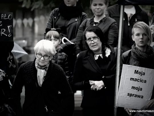 Protestowały na czarno