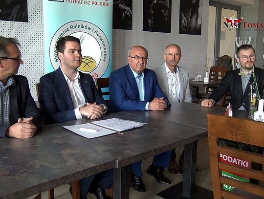 Podpisanie porozumienia przedwyborczego w Opocznie Podpisanie porozumienia przedwyborczego w Opocznie