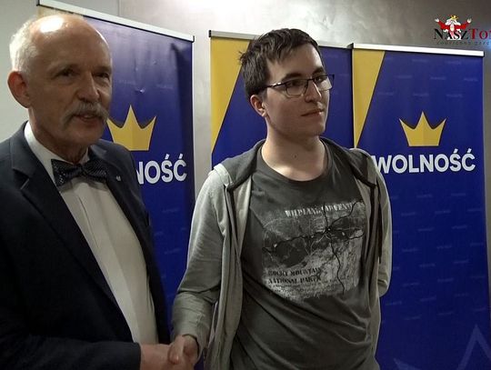 Janusz Korwin-Mikke w Tomaszowie Mazowieckim
