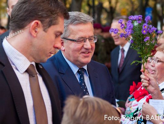 Prezydent Komorowski odwiedził Tomaszów - fotoreportaż Roberta Balickiego