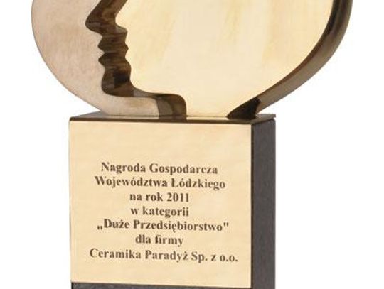 Ceramika Paradyż nagrodzona