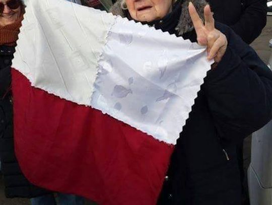 Tomaszowianie na warszawskim marszu