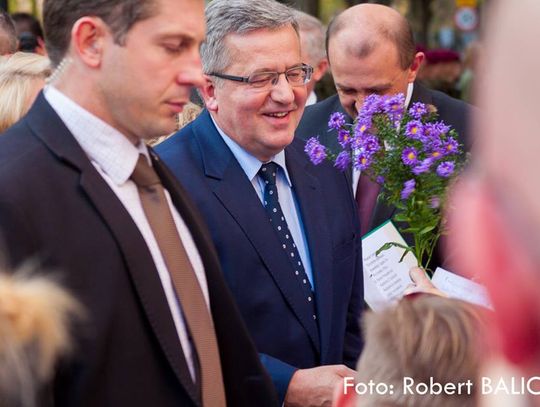 Prezydent Komorowski odwiedził Tomaszów - fotoreportaż Roberta Balickiego