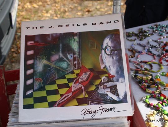 Płyty analogowe wracają ostatnio do łask. Coraz więcej osób kolekcjonuje ponownie winyle. Szczególnie poszukiwane są oryginalne wydanie rockowych klasyków. Na stoiskach zmieniają właścicieli krążki Pink Floyd, Deep Purple, Led Zeppelin, Carlosa Santany. Trafiają się też takie ciekawostki jak wydanie