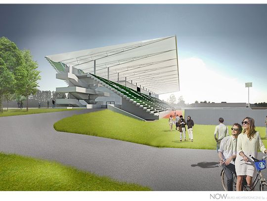 W budynku ma znajdować się loża VIP, restauracja, lokale usługowe, pomieszczenia klubowe –  szatnie dla sportowców, sala konferencyjna, pomieszczenia biurowe, pomieszczenia prasowe.